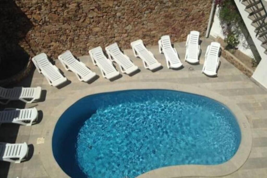 Apartamento Con Piscina En El Centro De Blanes Bagian luar foto